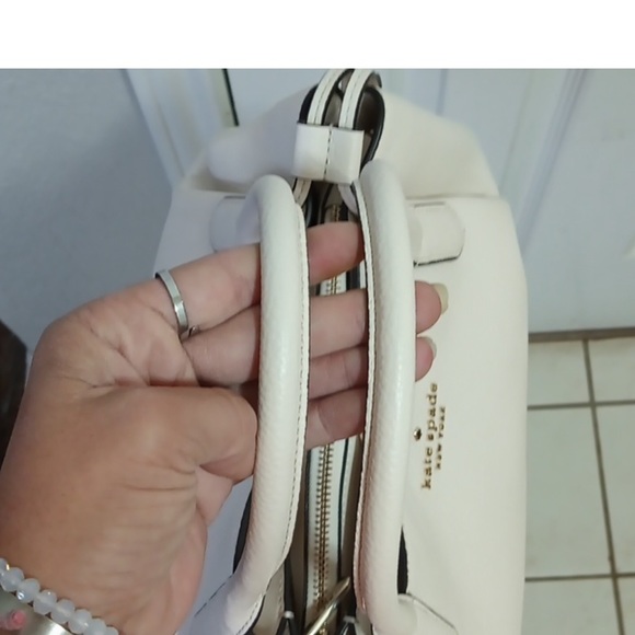 NWOT Kate Spade Dumpling Small Satchel Ivory Colored Handbag and Large Dustbag - Picture 9 of 16